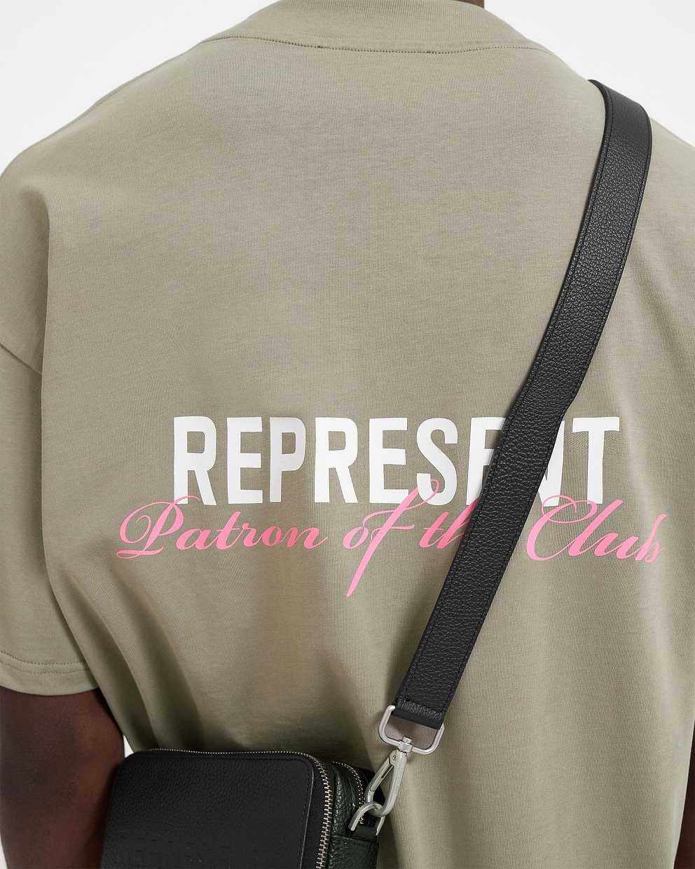 Patron Of The Club T-Shirt - Khaki Pink